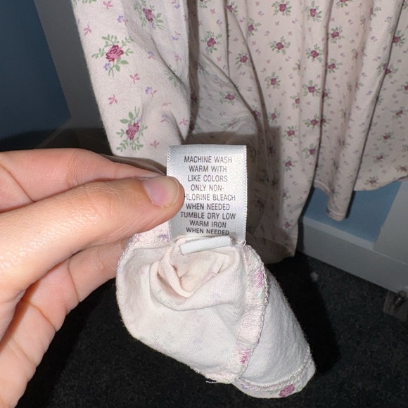Croft & Barrow Pink Floral Nightgown - Picture 6 of 6